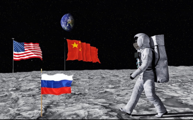 создание базового лагеря на южном полюсе Луны