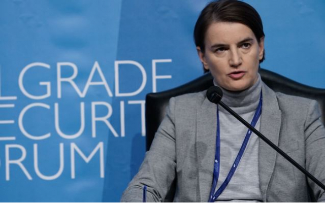 Премьер-министр Сербии Ана Брнабич